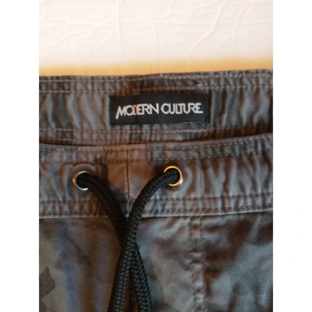 Men Modern Culture Gray Camo‎ Cargo Shorts XL
